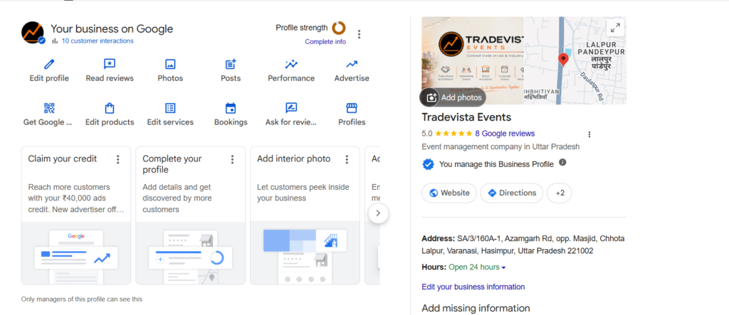 Tradevista Gmb profile